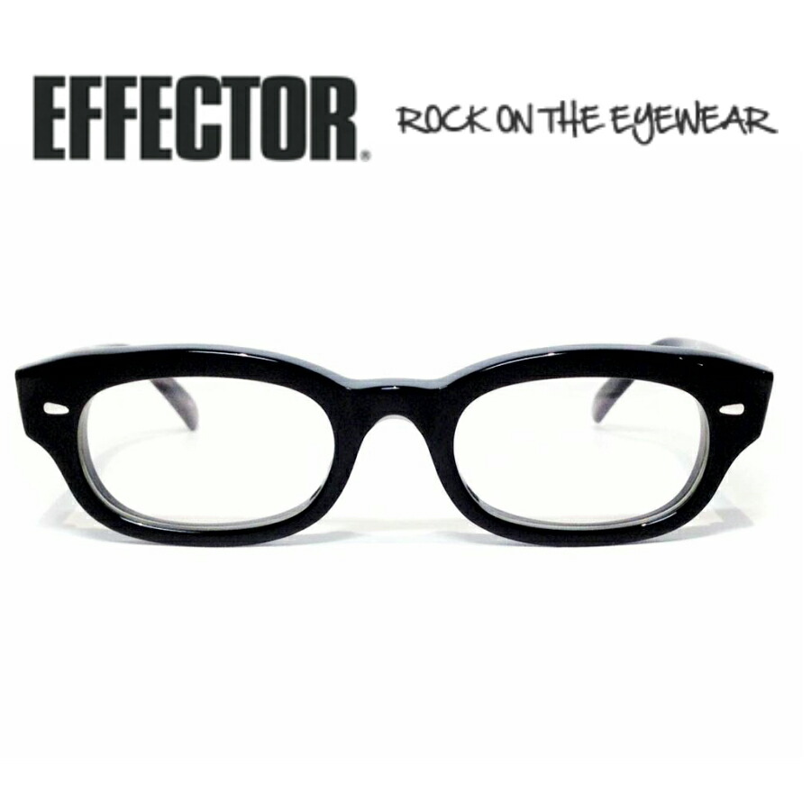 楽天市場】EFFECTOR エフェクター 眼鏡 メガネ crunch クランチ BK
