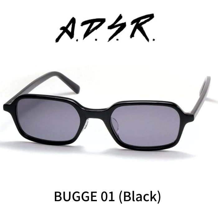 楽天市場】A.D.S.R. adsr サングラス BUGGE ブッゲ 01 (Shiny Black