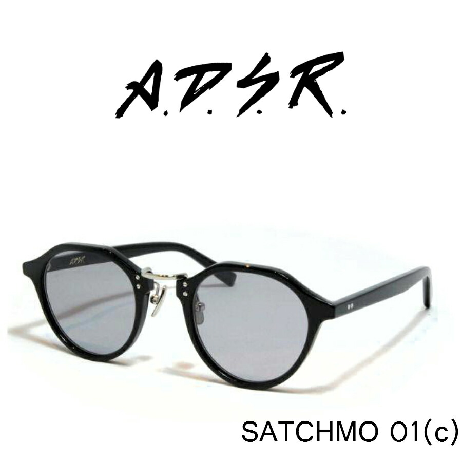 楽天市場】A.D.S.R. adsr サングラス SATCHMO サッチモ 01(c) (Shiny