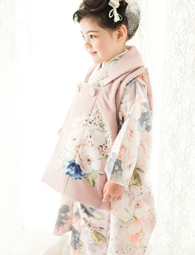 楽天市場】七五三 着物 3歳 レンタル 753 3歳 女の子 くすみカラー