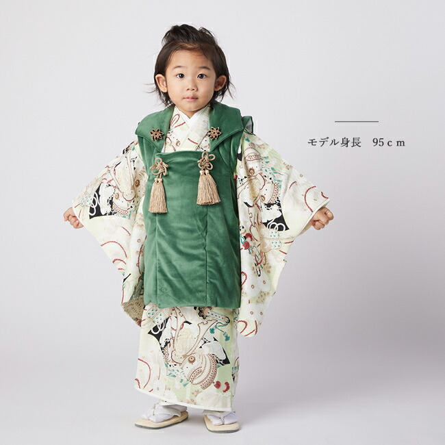 楽天市場】七五三 着物 3歳 レンタル 753 男の子 着物 フルセット ( 三