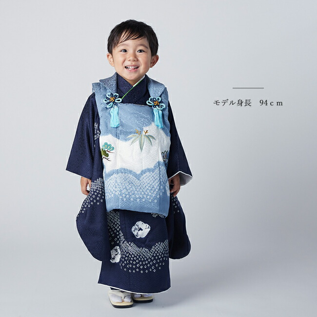 楽天市場】七五三 着物 3歳 レンタル 753 男の子 着物 フルセット ( 三