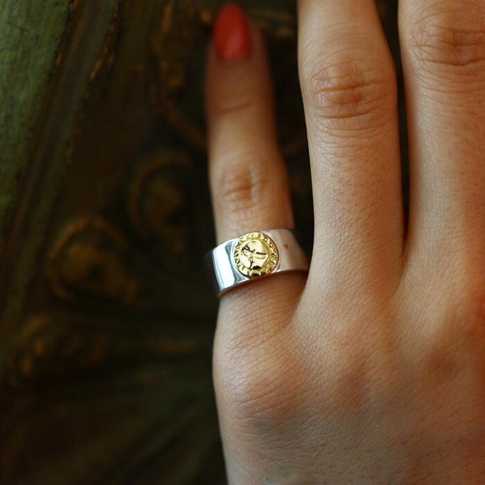 楽天市場】TADY&KING平打ちリングK18イーグル : TADY＆KING楽天市場店