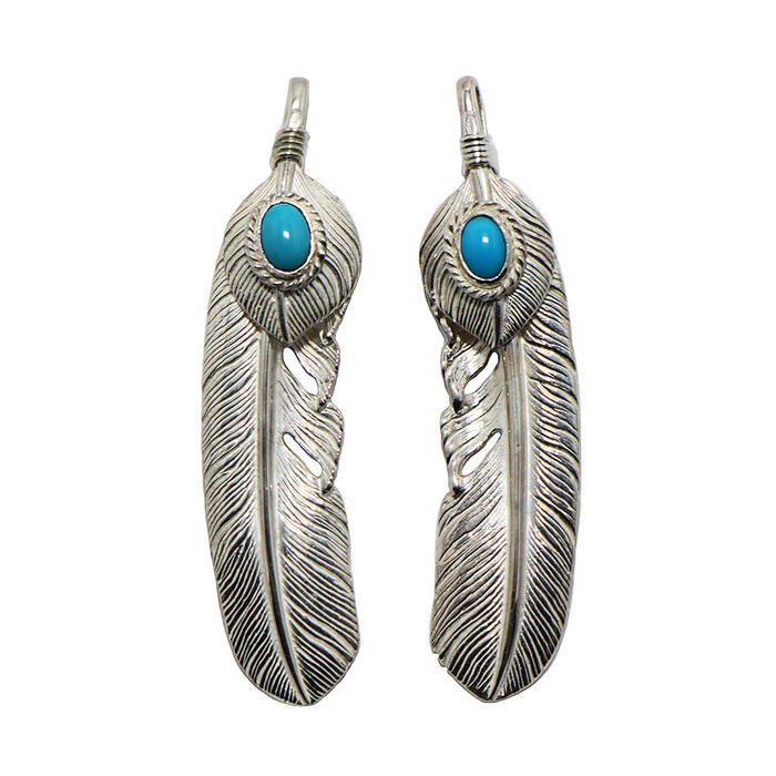 楽天市場】TADY&KING ハートSVフェザー銀縄ターコイズ Lサイズ