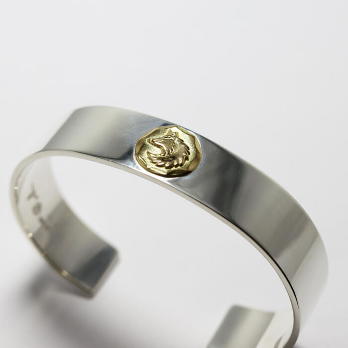 楽天市場】TADY&KING平打ちバングルSV K18ウルフ : TADY＆KING楽天市場店