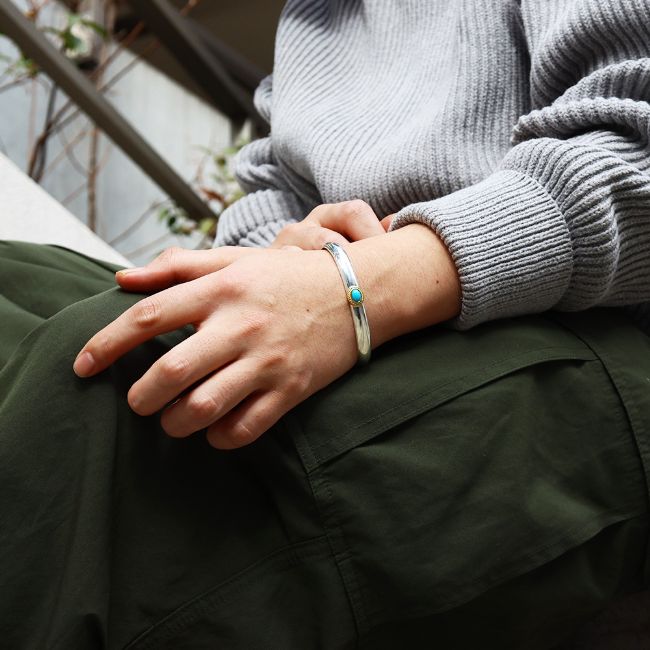 楽天市場】TADY&KINGコウマルバングル金縄ターコイズ : TADY＆KING楽天