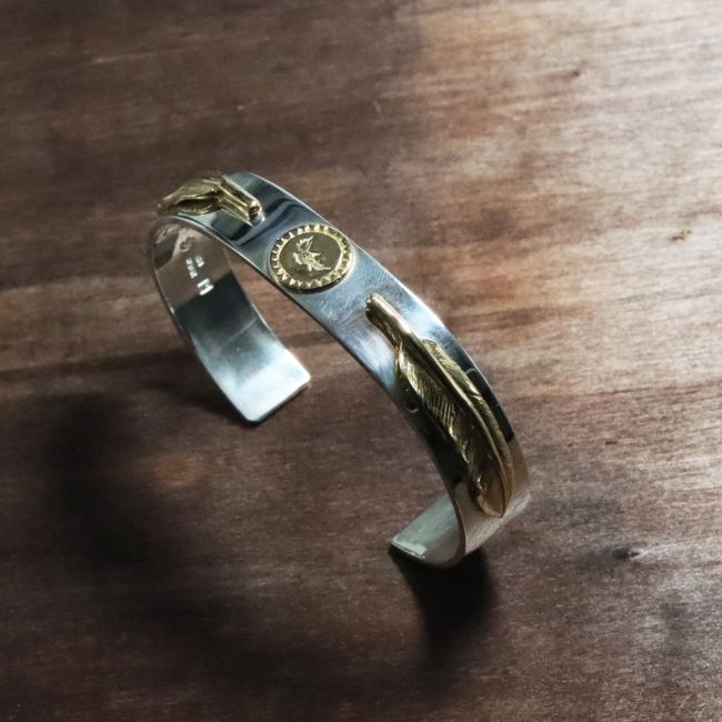 楽天市場】TADY＆KING［ORDER ITEM］平打ちバングルK18イーグル&ダブル