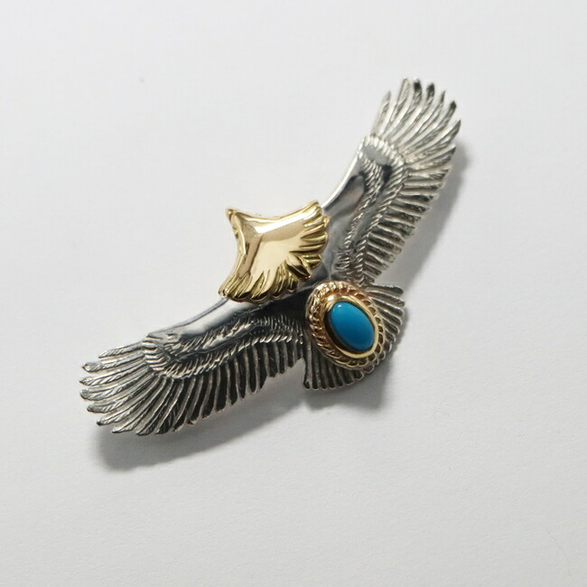 楽天市場】TADY&KINGベビーイーグル頭金 金縄ターコイズ : TADY＆KING