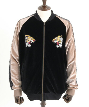 楽天市場】【CAMBIO(カンビオ)】Tiger Embroidered Velour Souvenir