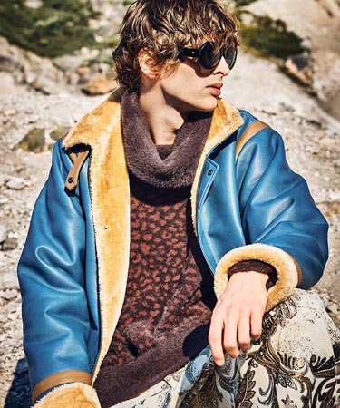 楽天市場】【glamb(グラム)】Synth Mouton Biker JKT シンセムートン