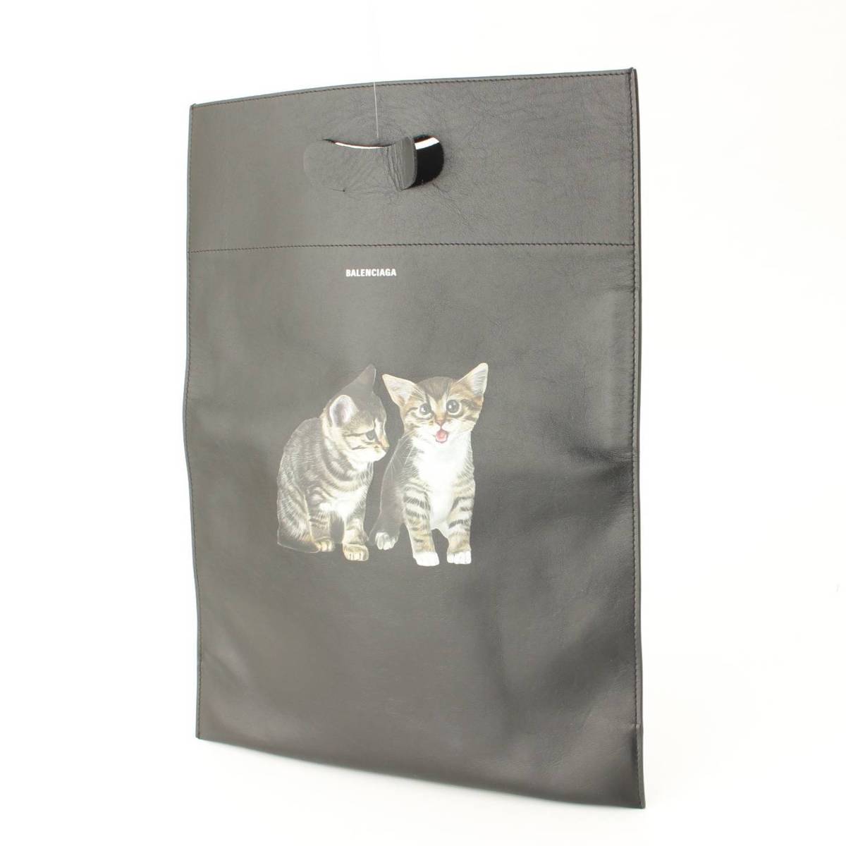 楽天市場】【バレンシアガ】Balenciaga 猫プリント レザートートバッグ