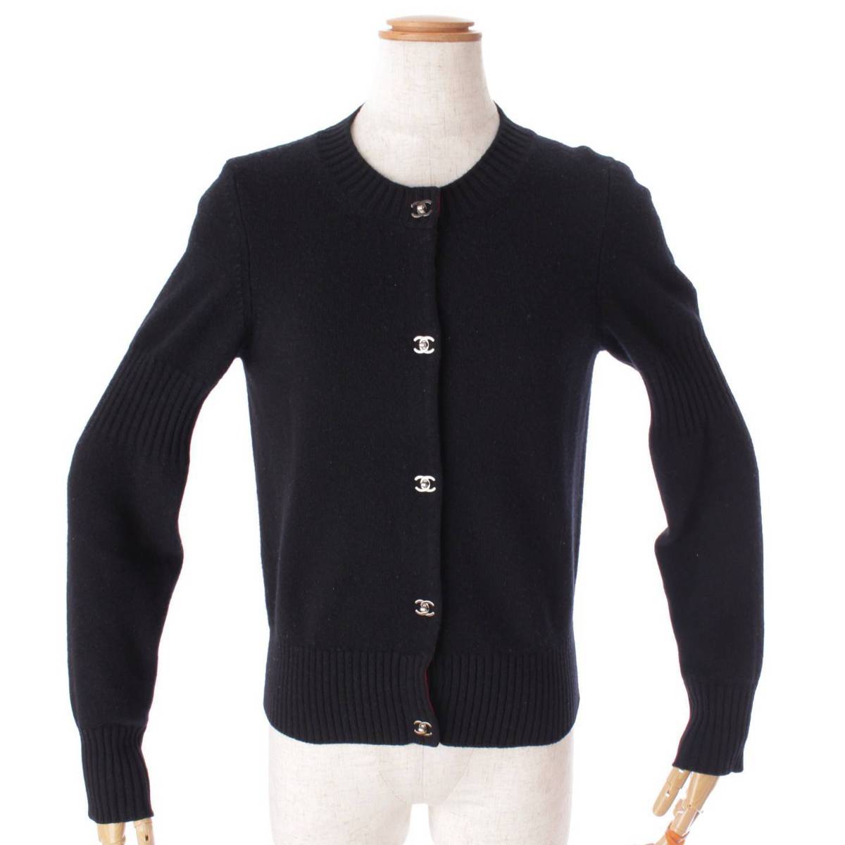 楽天市場】【シャネル】Chanel ターンロック カシミヤ カーディガン