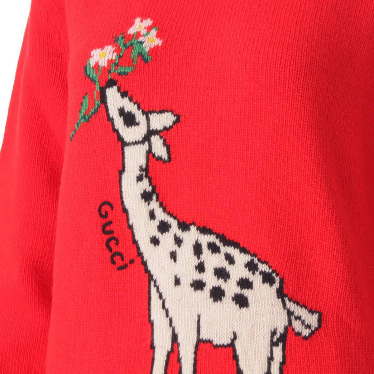 楽天市場】【グッチ】Gucci Deerlet Wool Sweater キリンデザイン
