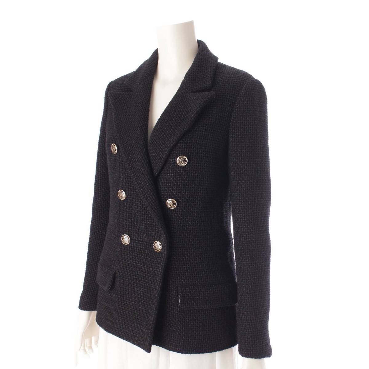 楽天市場】【シャネル】Chanel ココマーク ツイード ダブルジャケット