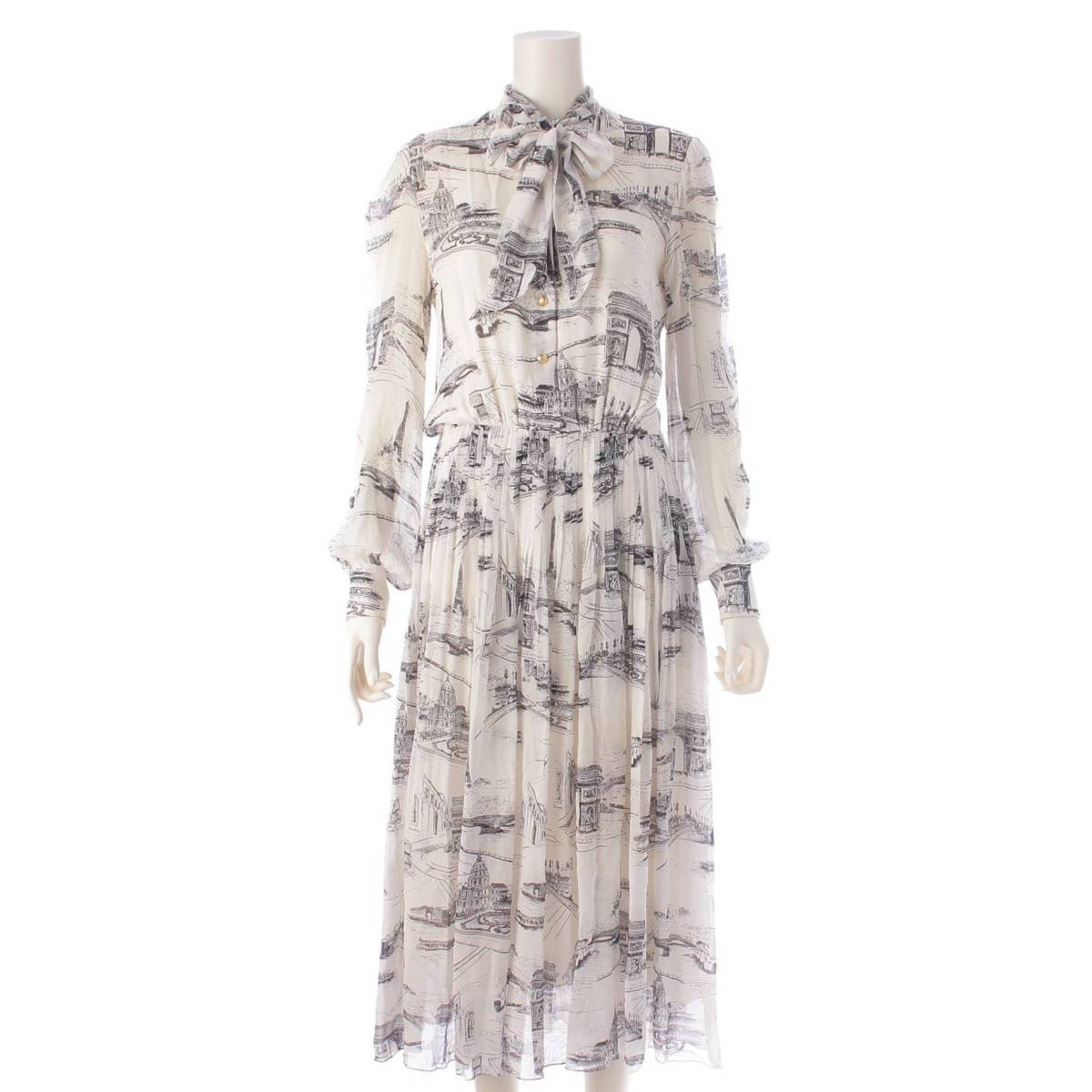 楽天市場】【セリーヌ】Celine ラヴァリエール 総柄 リボン シルク