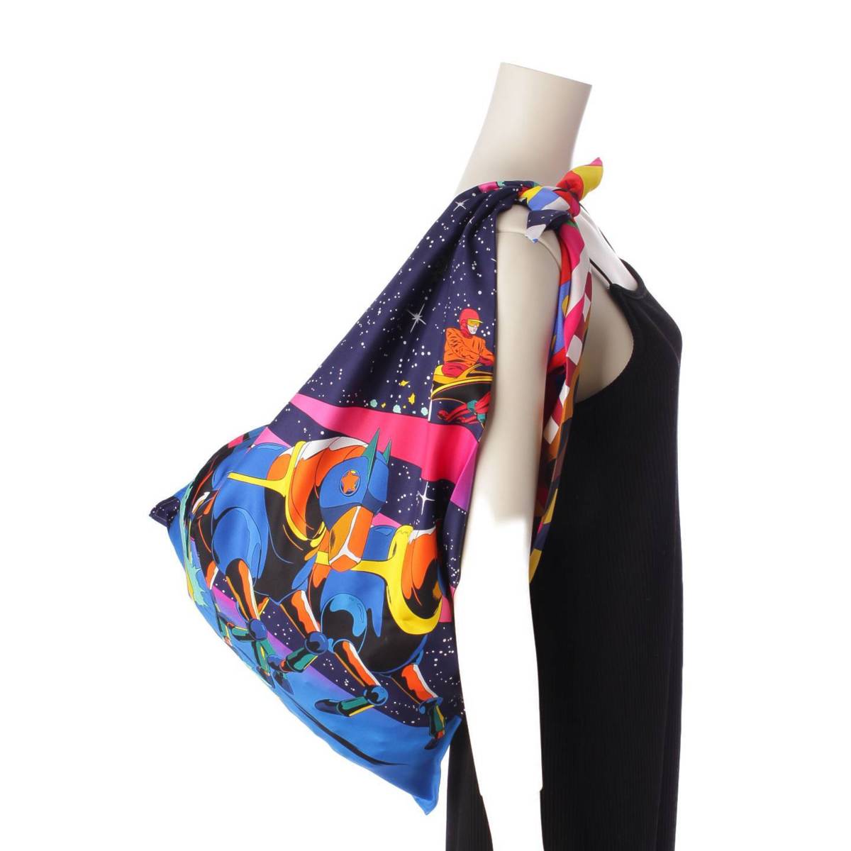 楽天市場】【エルメス】Hermes プティアッシュ フロシキGM シルク