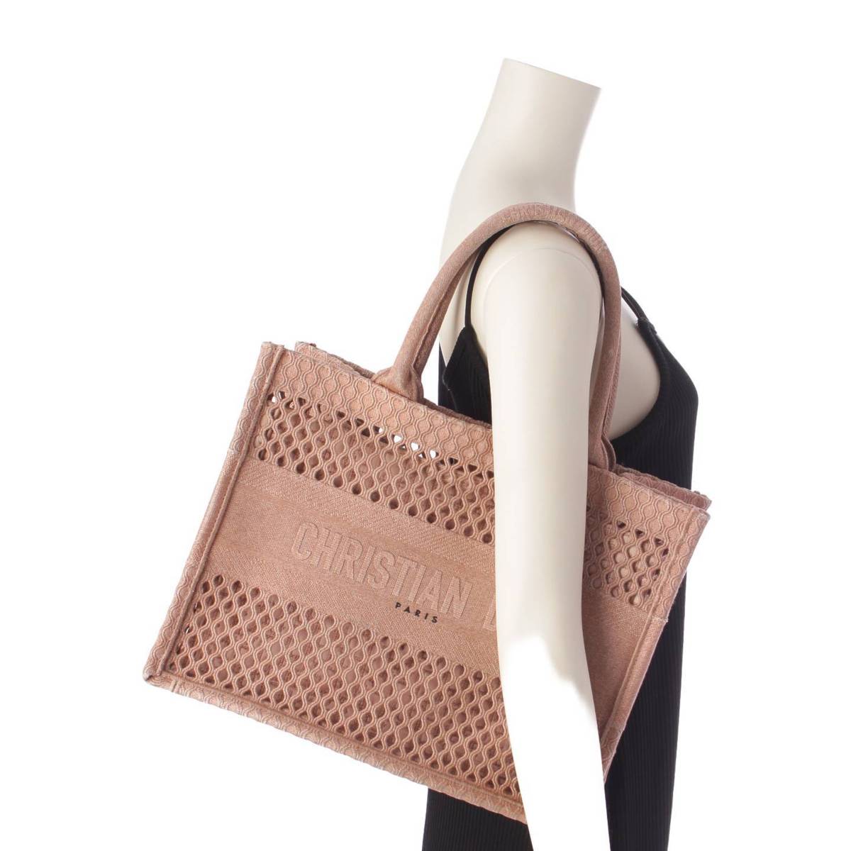 楽天市場】【ディオール】DIOR ブックトート ミディアム エンブロイ