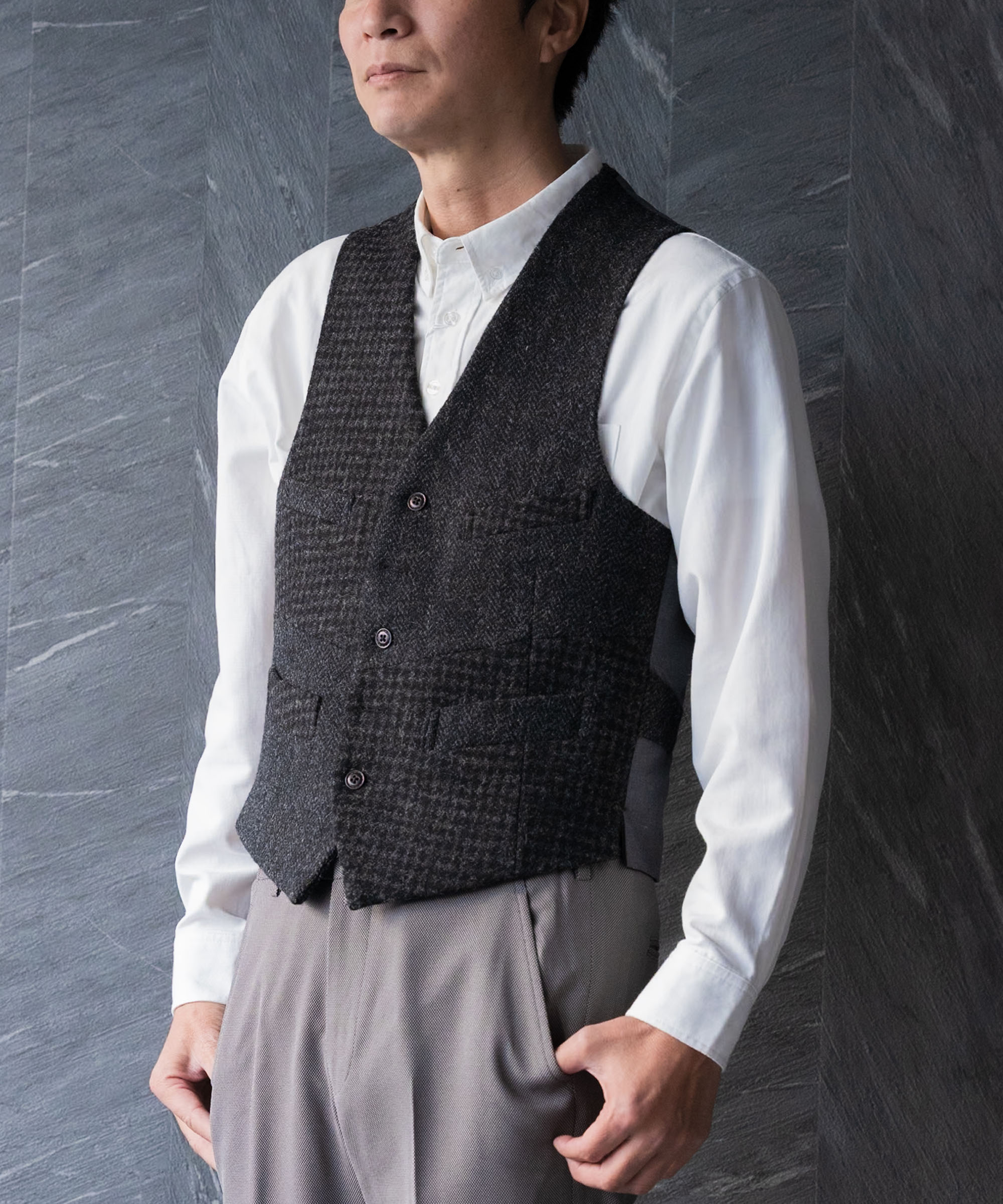 楽天市場】ハリスツイード ベスト HarrisTweed 秋冬 送料無料 ウール