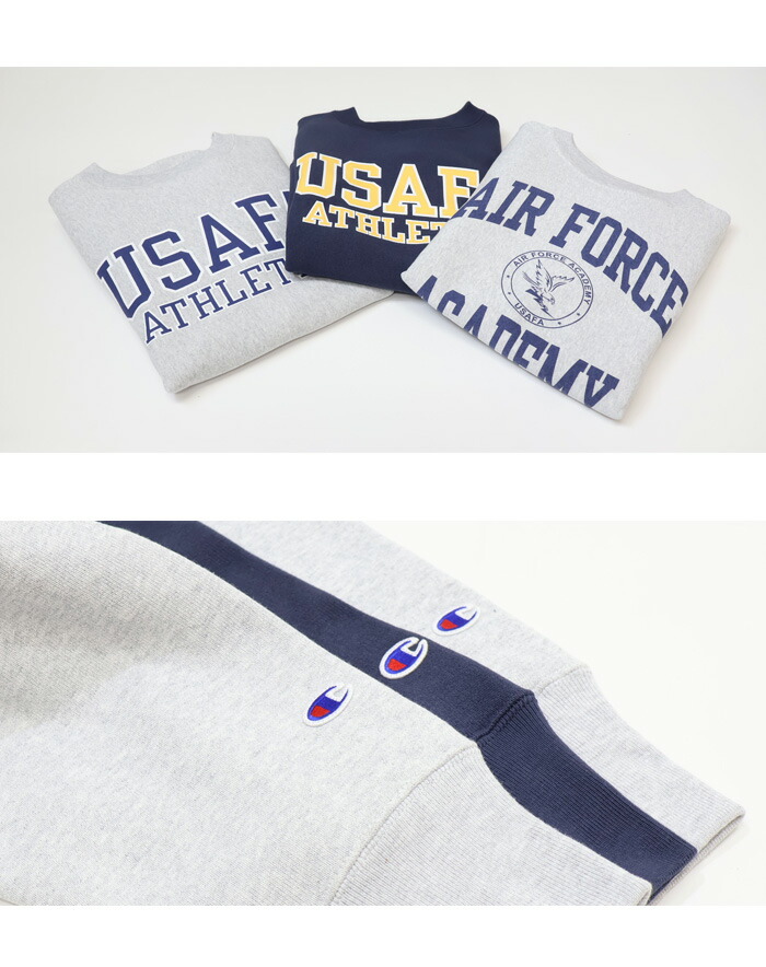 楽天市場】Champion チャンピオン リバースウィーブ USAFA スウェット