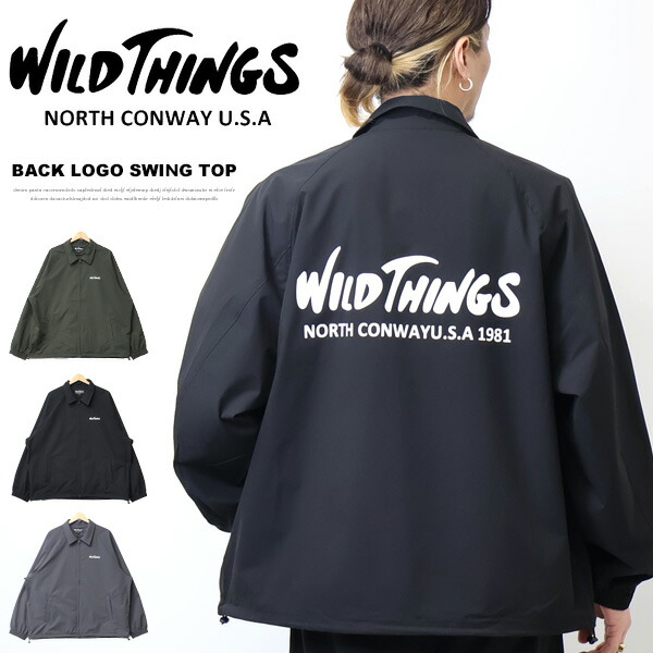 楽天市場】WILD THINGS ワイルドシングス バックロゴスウィングトップ