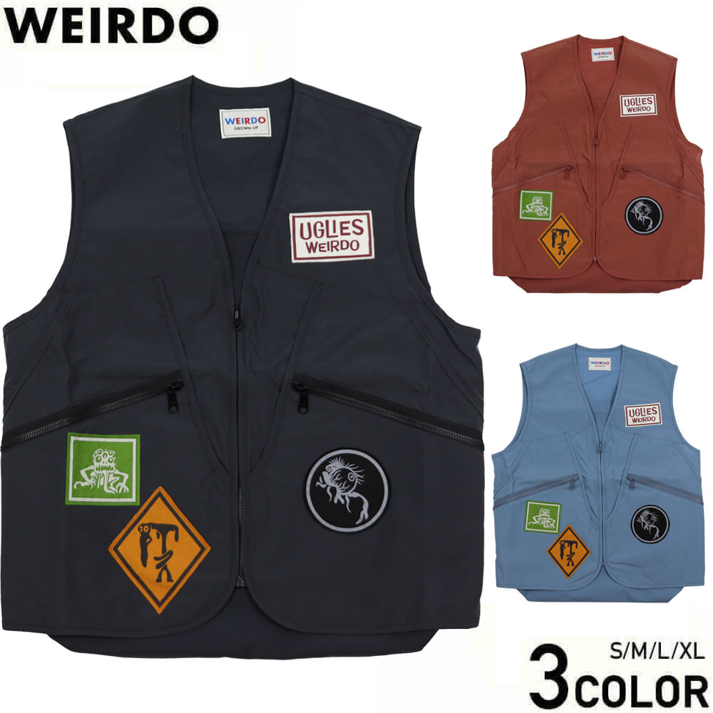 楽天市場】残りM・Lサイズのみ ウィアード ナイロン ベスト メンズ