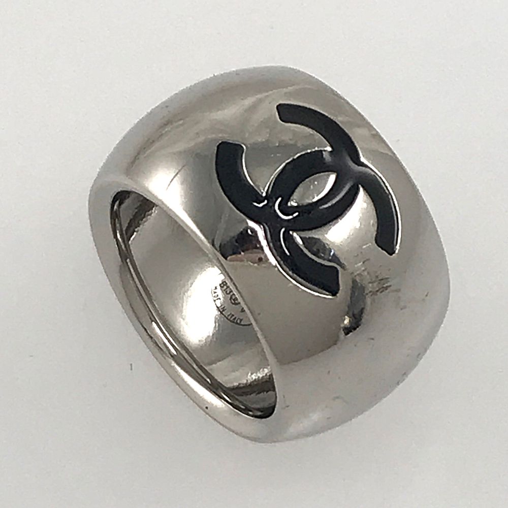 楽天市場】シャネル ハート・ココマークワイドリング・指輪-11.9g/12号