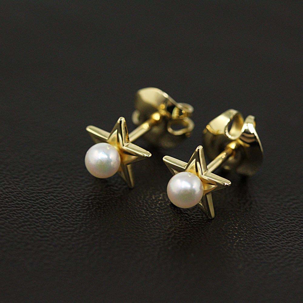 楽天市場】ミキモト スター アコヤ真珠 べビーパール スタッドピアス