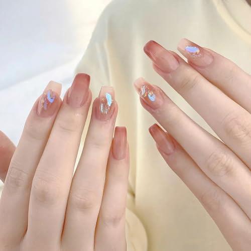 楽天市場】SEMTIM ネイルチップ 24枚入 ミディアム ショート ラウンド