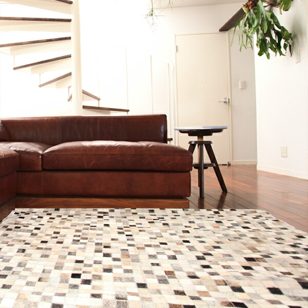 楽天市場】Patchwork Rag ハラコ パッチワーク ラグ モザイク 170