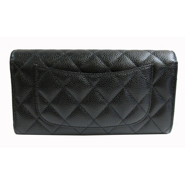 楽天市場】≪Brand new≫ CHANEL Long Flap Walette Black Gold ≪新品