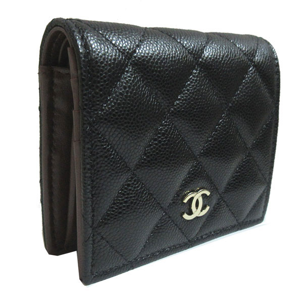 楽天市場】≪Brand new≫ CHANEL Flap Small Wallet Black Gold ≪新品