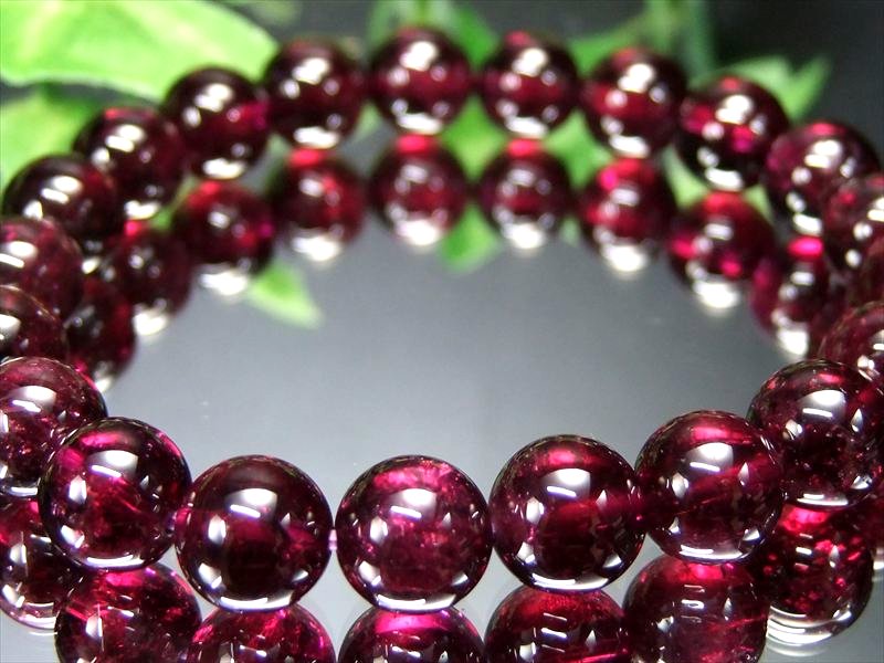 本日限定✿天然美品〘真紅の宝石〙ロードライトガーネット*ブレス【8
