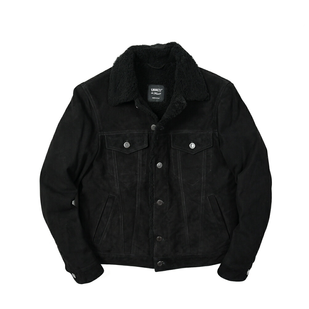 楽天市場】エンメティ EMMETI スエードレザージャケット 裏ボア
