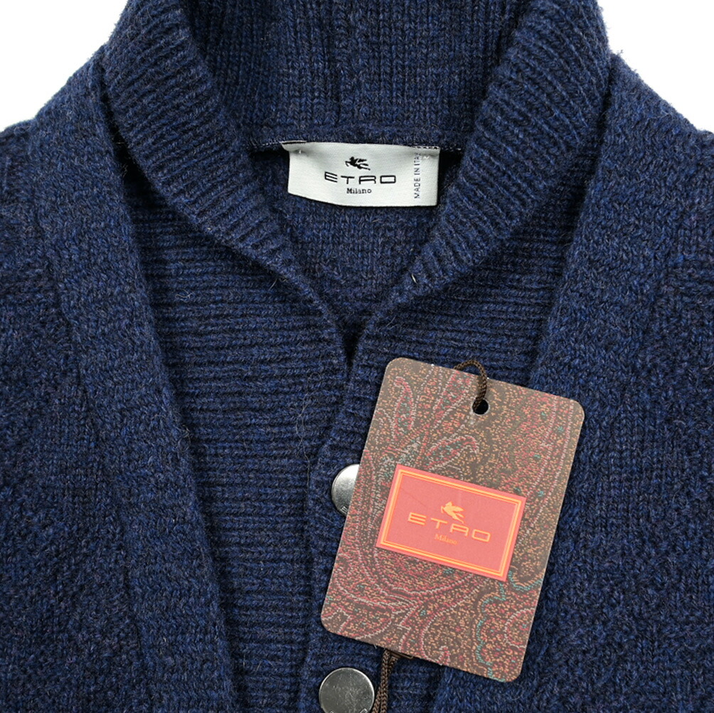楽天市場】エトロ ETRO ジップアップ ニットジャケット ブルゾン