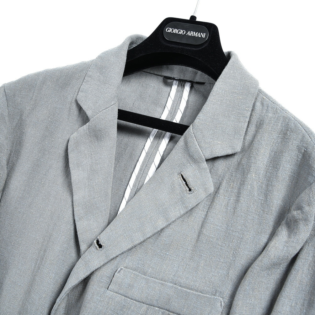 夏にも快適な「ジョルジオ ジョルジオアルマーニ 春夏 リネン シャツ