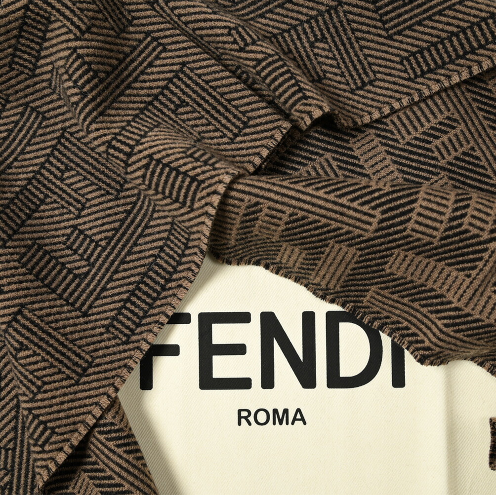 楽天市場】フェンディ FENDI 23-24AW マフラー ウール シルク スカーフ
