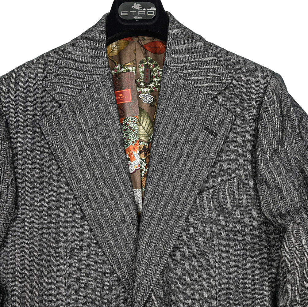 楽天市場】エトロ ETRO テーラードジャケット 2Bシングル ワイドラペル