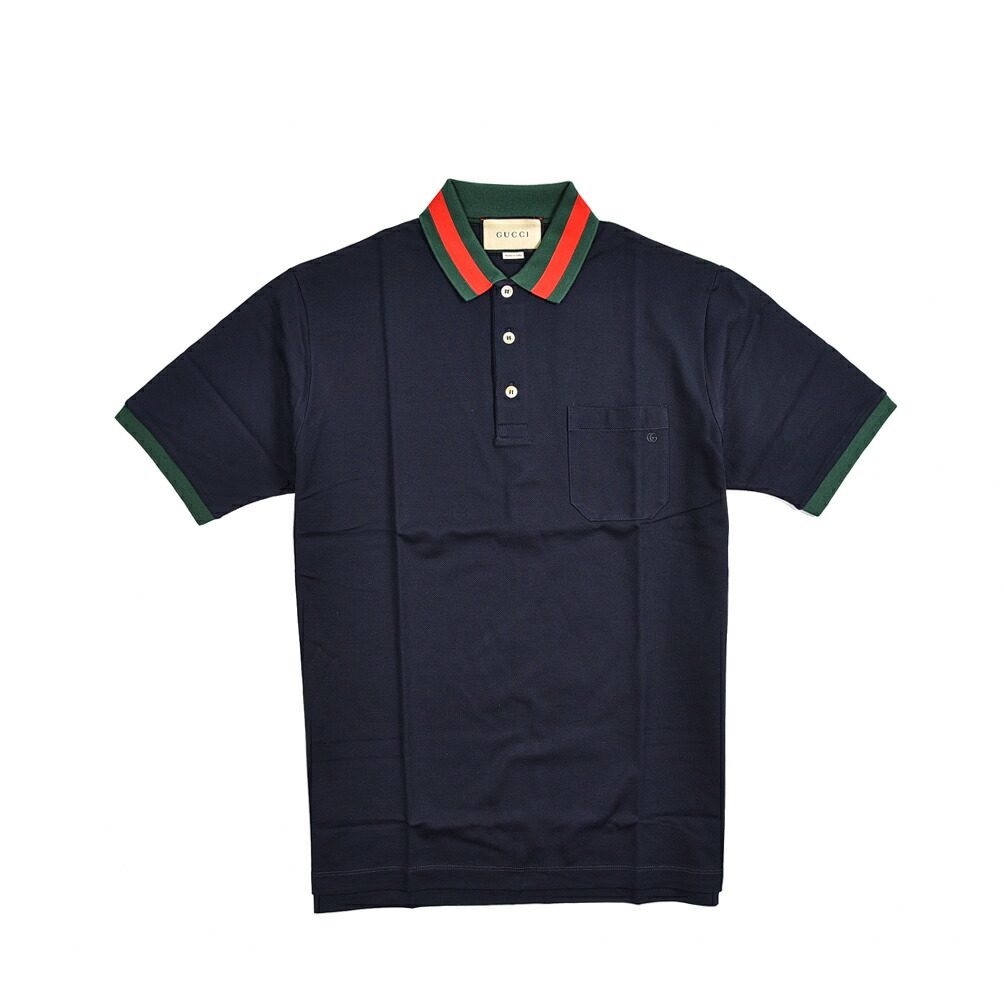 楽天市場】グッチ GUCCI ウェブ ストライプ カラー（襟）付き