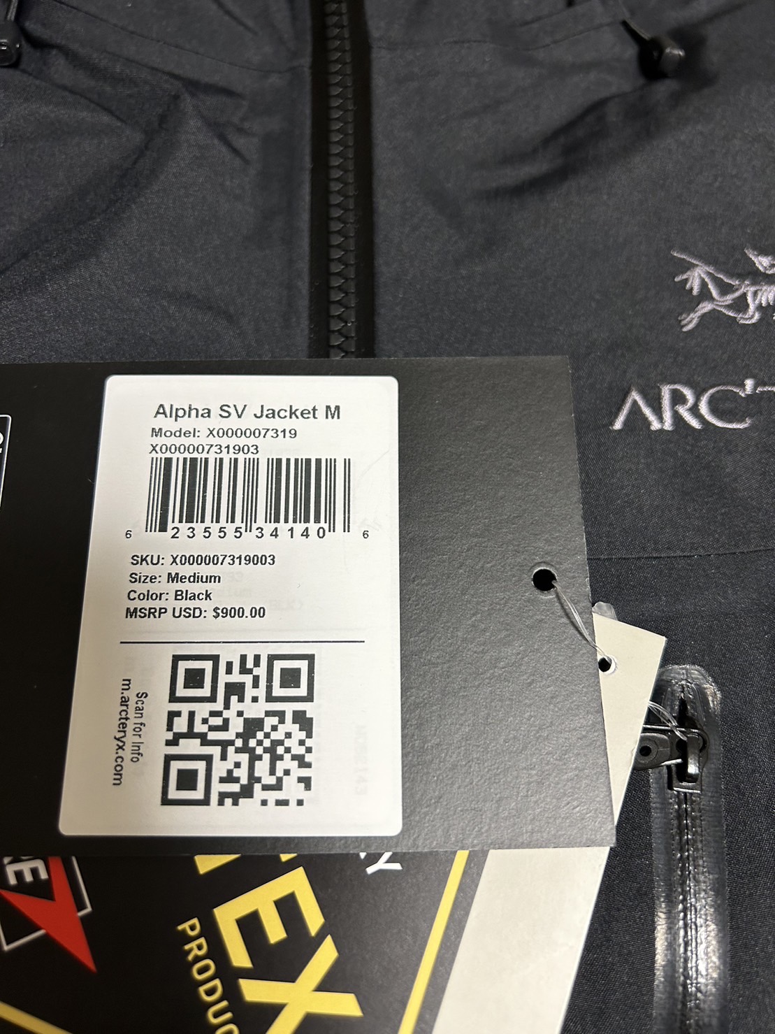 楽天市場】カナダ製 アルファ SV ジャケット アークテリクス ALPHA SV