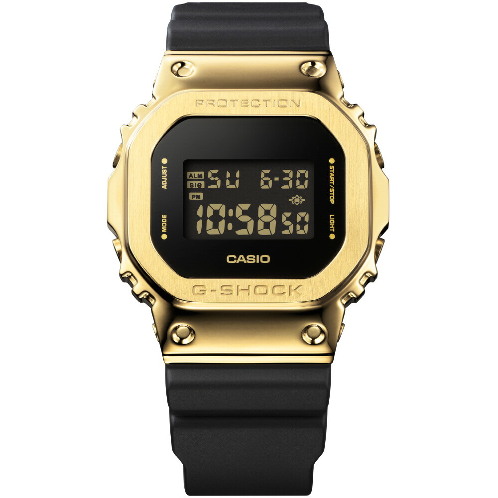 楽天市場】CASIO “G-SHOCK” GM-5600G-9JF ゴールドメタル×BKラバー