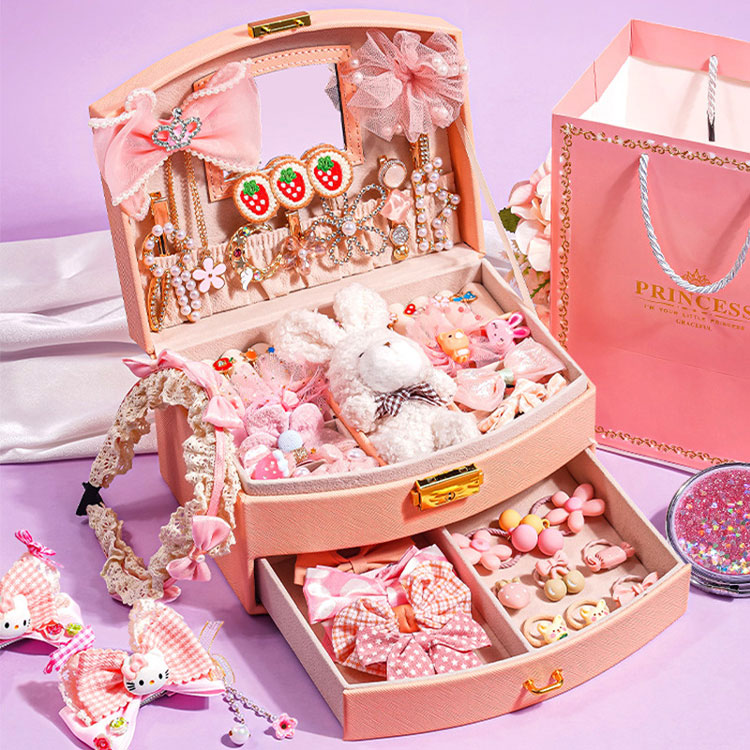 楽天市場】ヘアアクセサリーセット ケース付き 女の子 誕生日