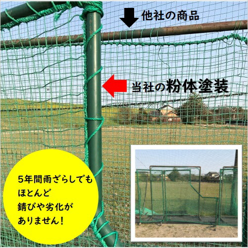 楽天市場】防球ネット 野球 トス用ネット スタンダード 野球 バック