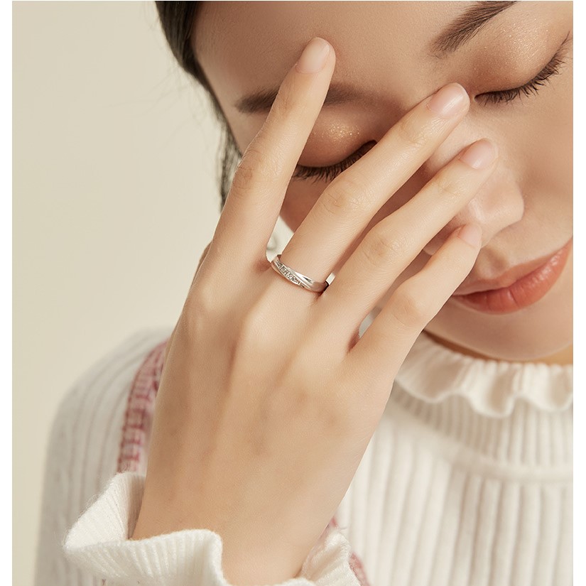 楽天市場】ペアリング 2点セット フリーサイズ シルバー 925 CZ 指輪