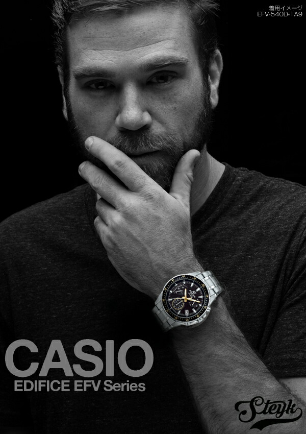 楽天市場】CASIO EFV-540D カシオ 腕時計 アナログ EDIFICE クロノ