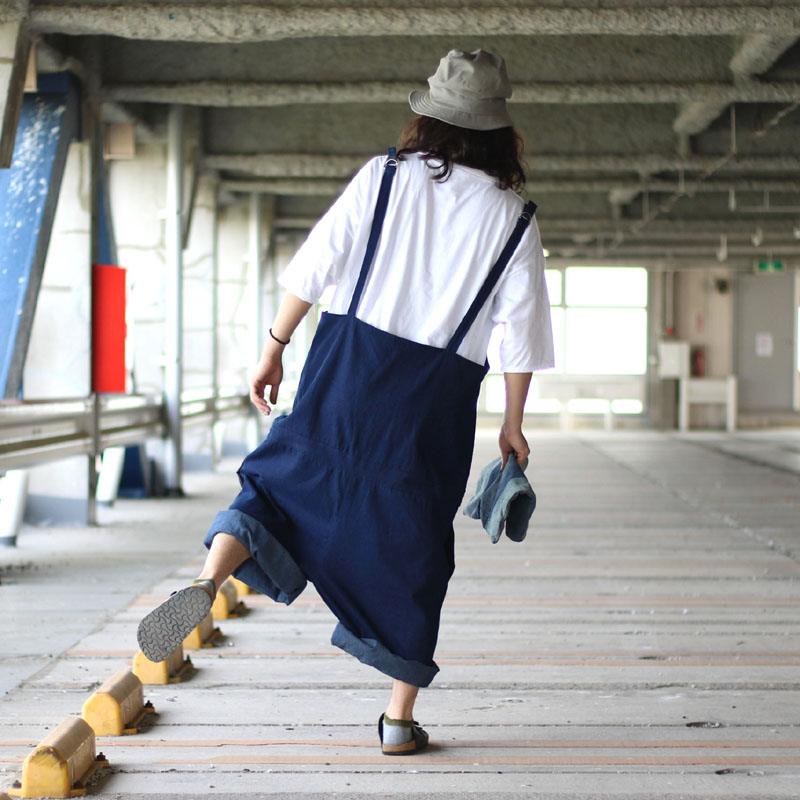 楽天市場】サルエル オーバーオール ビッグシルエット ワイドパンツ