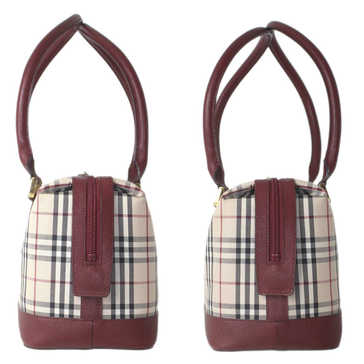 楽天市場】【中古】 BURBERRY バーバリー ノヴァチェック ミニボストン