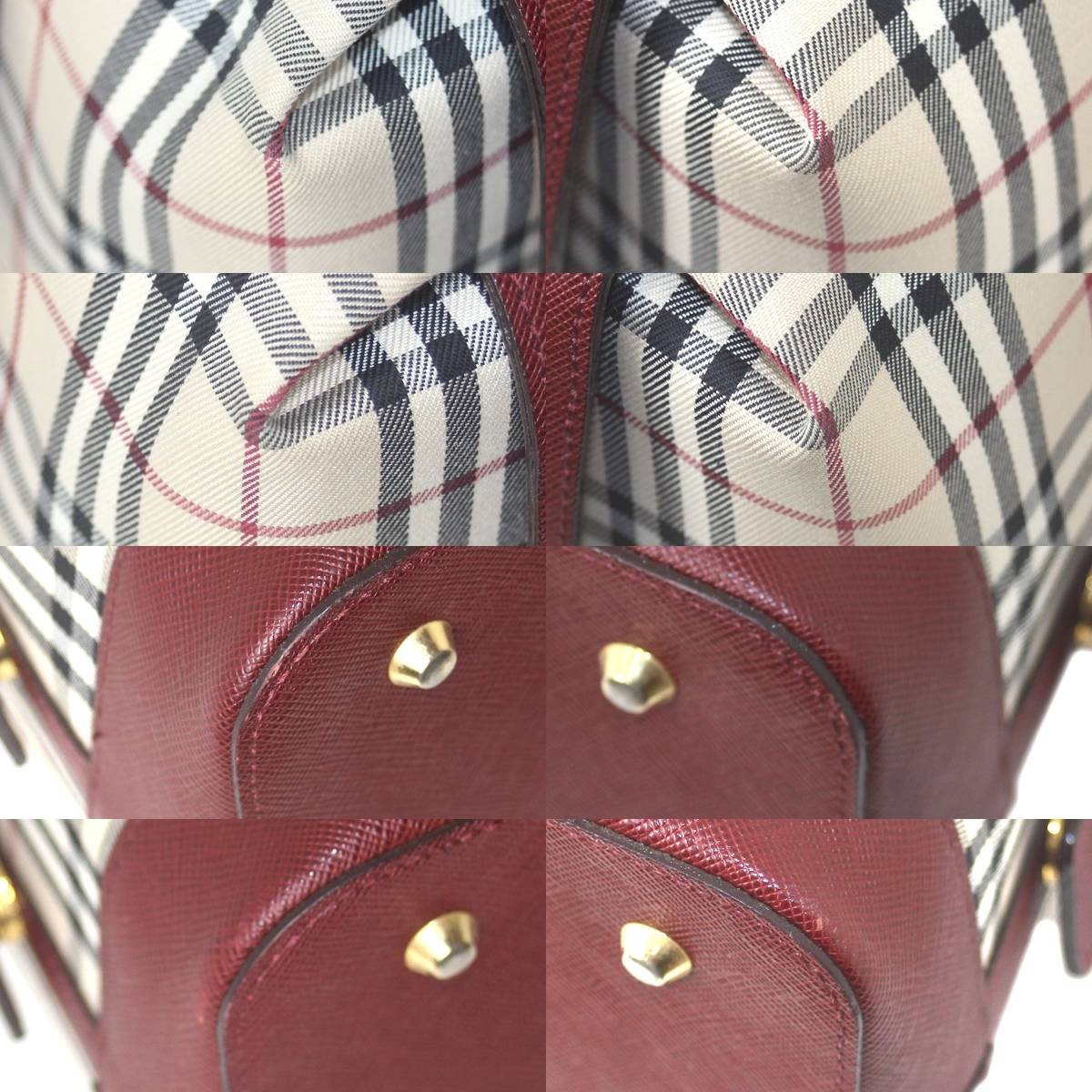 楽天市場】【中古】 BURBERRY バーバリー ノヴァチェック ミニボストン