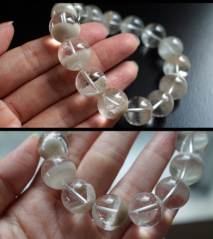 楽天市場】【一点もの】ホワイトガーデンクォーツAAA 14〜15mm