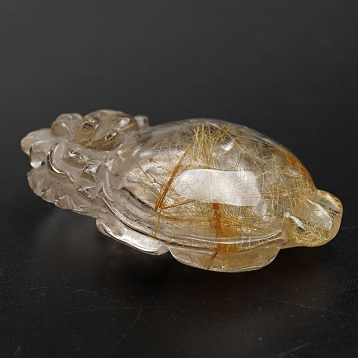 楽天市場】【一点物】【高品質】【風水アイテム】ルチルクォーツ 龍亀