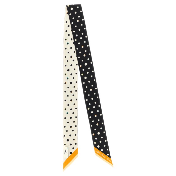 美品☆FENDIフェンディ☆幾何学デザインマフラー☆ユニセックス